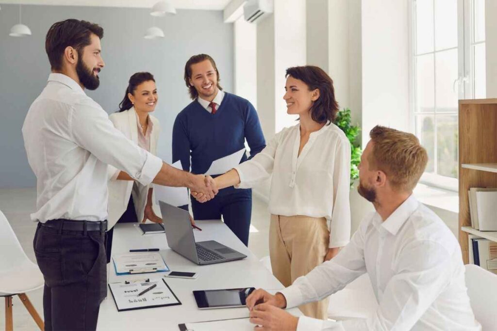group of people in a meetings
