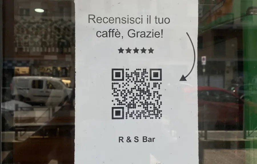 QR code for r & s bar